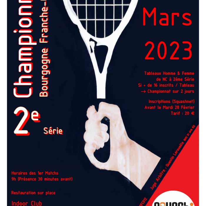BFC 2e Série 2022-2023 Ligue squash BFC